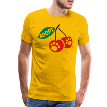 Load image into Gallery viewer, Door County Cherries Classic Premium T-Shirt - sun yellow