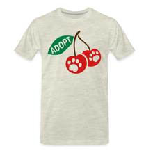 Load image into Gallery viewer, Door County Cherries Classic Premium T-Shirt - heather oatmeal
