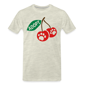 Door County Cherries Classic Premium T-Shirt - heather oatmeal