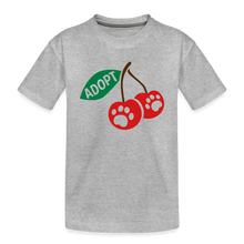 Load image into Gallery viewer, Door County Cherries Kids&#39; Premium T-Shirt - heather gray