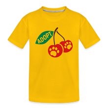 Load image into Gallery viewer, Door County Cherries Kids&#39; Premium T-Shirt - sun yellow