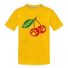 Load image into Gallery viewer, Door County Cherries Toddler Premium T-Shirt - sun yellow