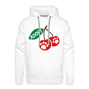 Door County Cherries Premium Hoodie - white