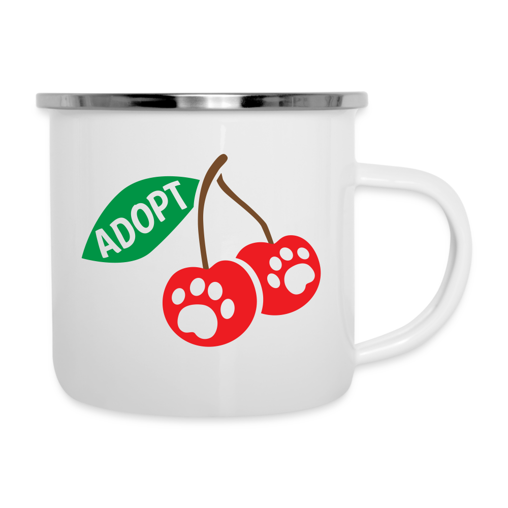 
                  
                    Door County Cherries Camper Mug - white
                  
                