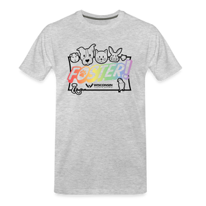 Foster Pride Classic Premium T-Shirt - heather gray