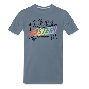 Foster Pride Classic Premium T-Shirt - steel blue
