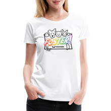 Load image into Gallery viewer, Foster Pride Contoured Premium T-Shirt - white