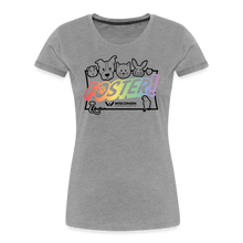 Load image into Gallery viewer, Foster Pride Contoured Premium T-Shirt - heather gray
