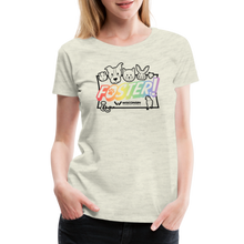 Load image into Gallery viewer, Foster Pride Contoured Premium T-Shirt - heather oatmeal