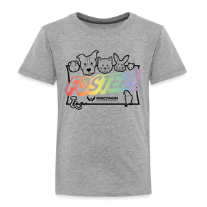 Foster Pride Kids' Premium T-Shirt - heather gray