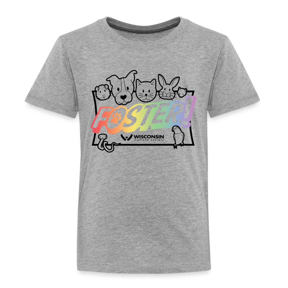Foster Pride Kids' Premium T-Shirt - heather gray