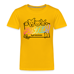 Foster Pride Kids' Premium T-Shirt - sun yellow