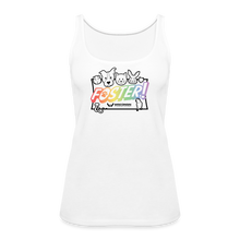 Load image into Gallery viewer, Foster Pride Contoured Premium Tank Top - white