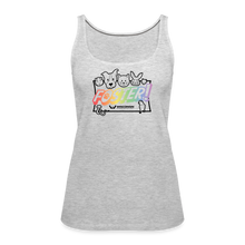 Load image into Gallery viewer, Foster Pride Contoured Premium Tank Top - heather gray