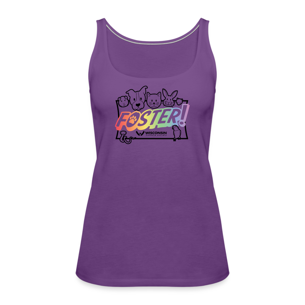 
                  
                    Foster Pride Contoured Premium Tank Top - purple
                  
                