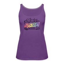 Load image into Gallery viewer, Foster Pride Contoured Premium Tank Top - purple