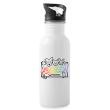 Load image into Gallery viewer, Foster Pride Water Bottle - white