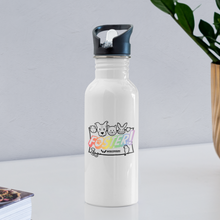Load image into Gallery viewer, Foster Pride Water Bottle - white