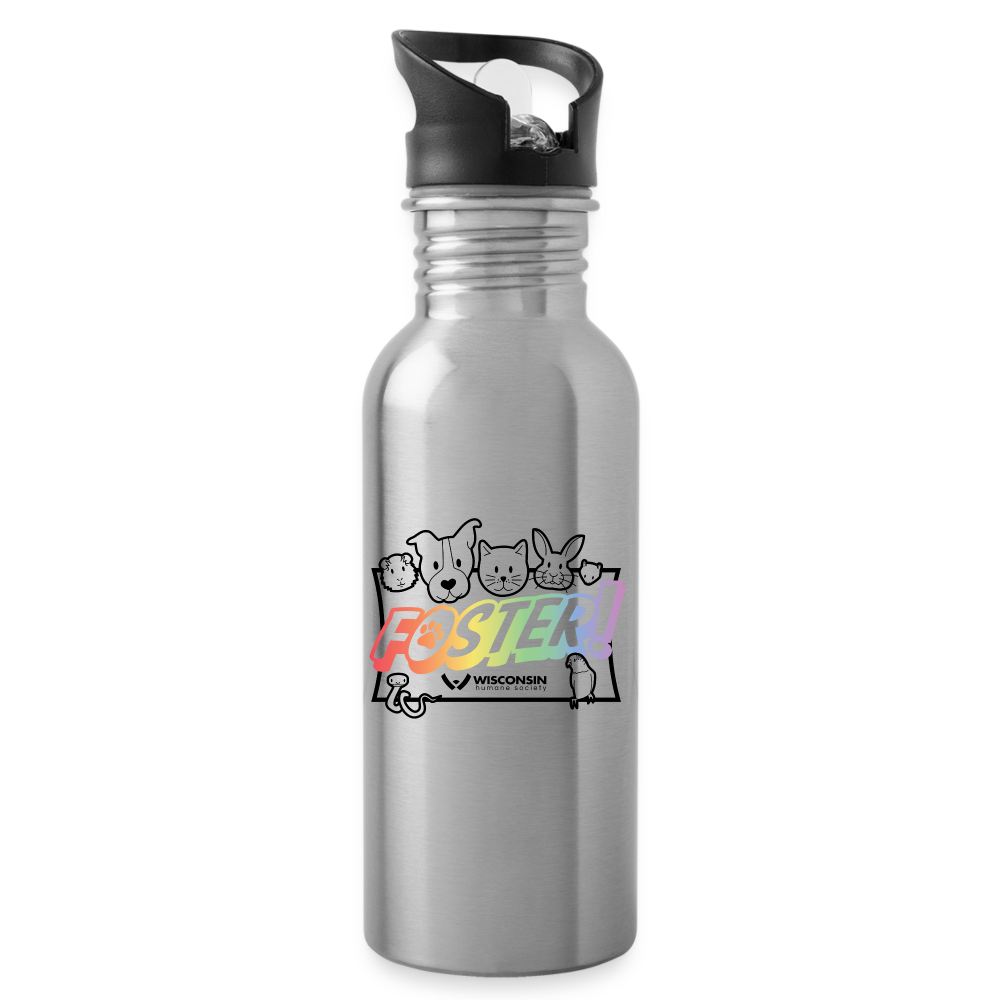 
                  
                    Foster Pride Water Bottle - silver
                  
                