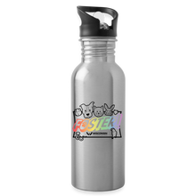 Load image into Gallery viewer, Foster Pride Water Bottle - silver