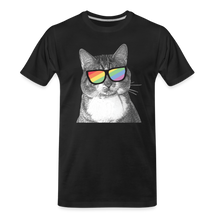 Load image into Gallery viewer, Pride Cat Classic Premium T-Shirt - black