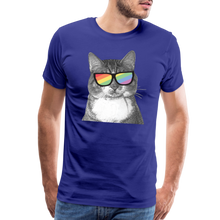 Load image into Gallery viewer, Pride Cat Classic Premium T-Shirt - royal blue