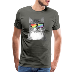 Pride Cat Classic Premium T-Shirt - asphalt gray