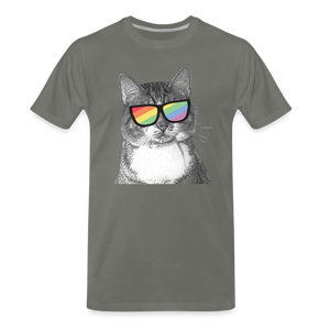 Pride Cat Classic Premium T-Shirt - asphalt gray