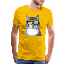 Load image into Gallery viewer, Pride Cat Classic Premium T-Shirt - sun yellow
