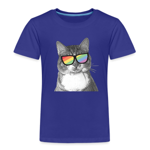 Pride Cat Kids' Premium T-Shirt - royal blue