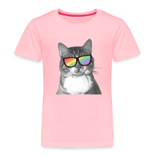Load image into Gallery viewer, Pride Cat Kids&#39; Premium T-Shirt - pink