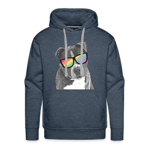 Pride Dog Premium Hoodie - heather denim