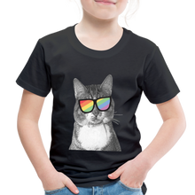Load image into Gallery viewer, Pride Cat Toddler Premium T-Shirt - black