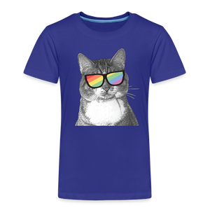 Pride Cat Toddler Premium T-Shirt - royal blue