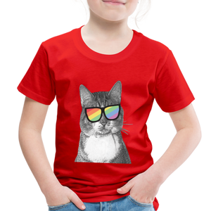Pride Cat Toddler Premium T-Shirt - red