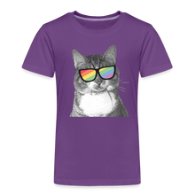 Load image into Gallery viewer, Pride Cat Toddler Premium T-Shirt - purple