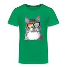 Load image into Gallery viewer, Pride Cat Toddler Premium T-Shirt - kelly green