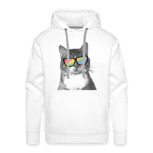 Load image into Gallery viewer, Pride Cat Classic Premium Hoodie - white