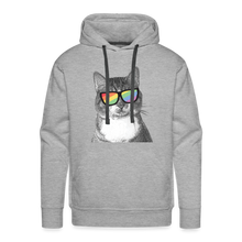 Load image into Gallery viewer, Pride Cat Classic Premium Hoodie - heather grey
