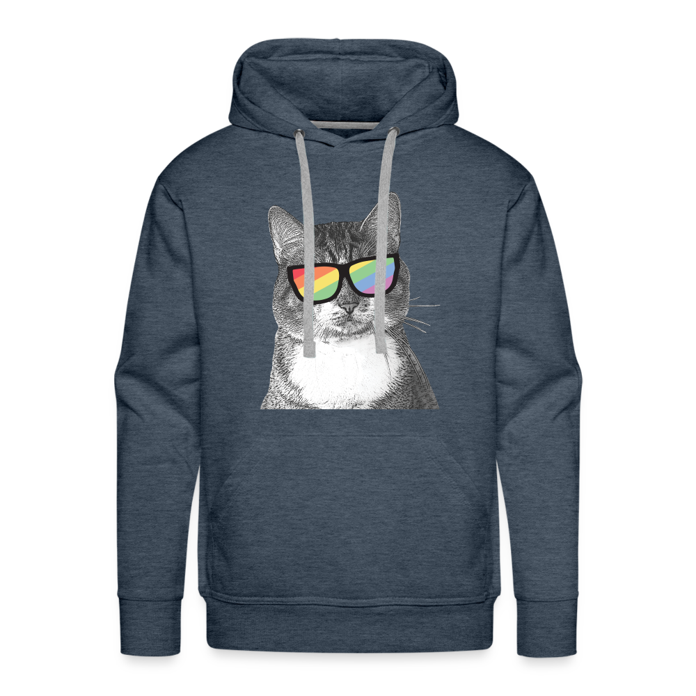 
                  
                    Pride Cat Classic Premium Hoodie - heather denim
                  
                