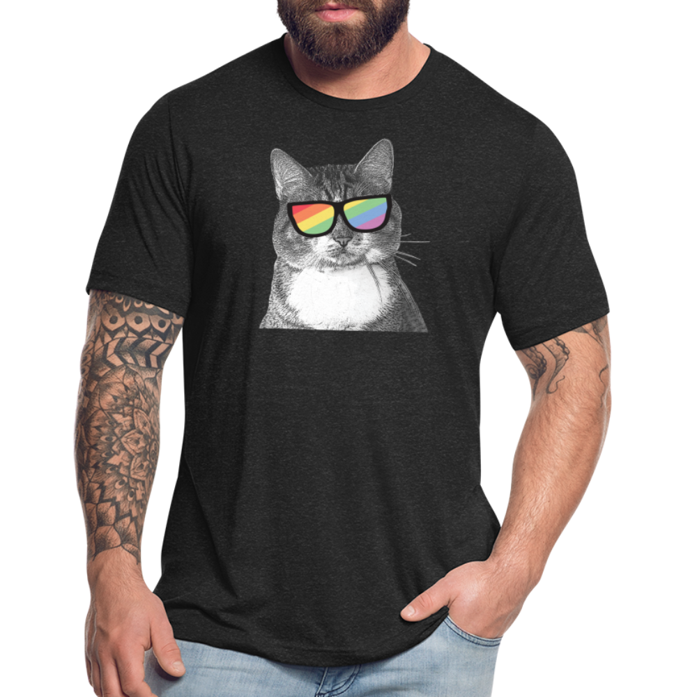 
                  
                    Pride Cat Tri-Blend T-Shirt - heather black
                  
                