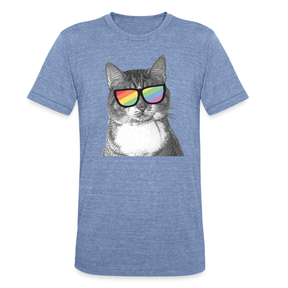 
                  
                    Pride Cat Tri-Blend T-Shirt - heather blue
                  
                