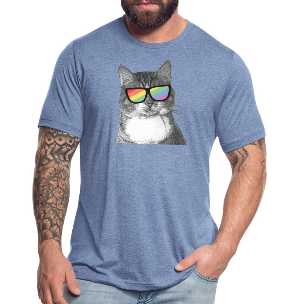
                  
                    Pride Cat Tri-Blend T-Shirt - heather blue
                  
                