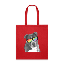 Load image into Gallery viewer, Pride Dog Tote Bag - red