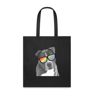 Pride Dog Tote Bag - black