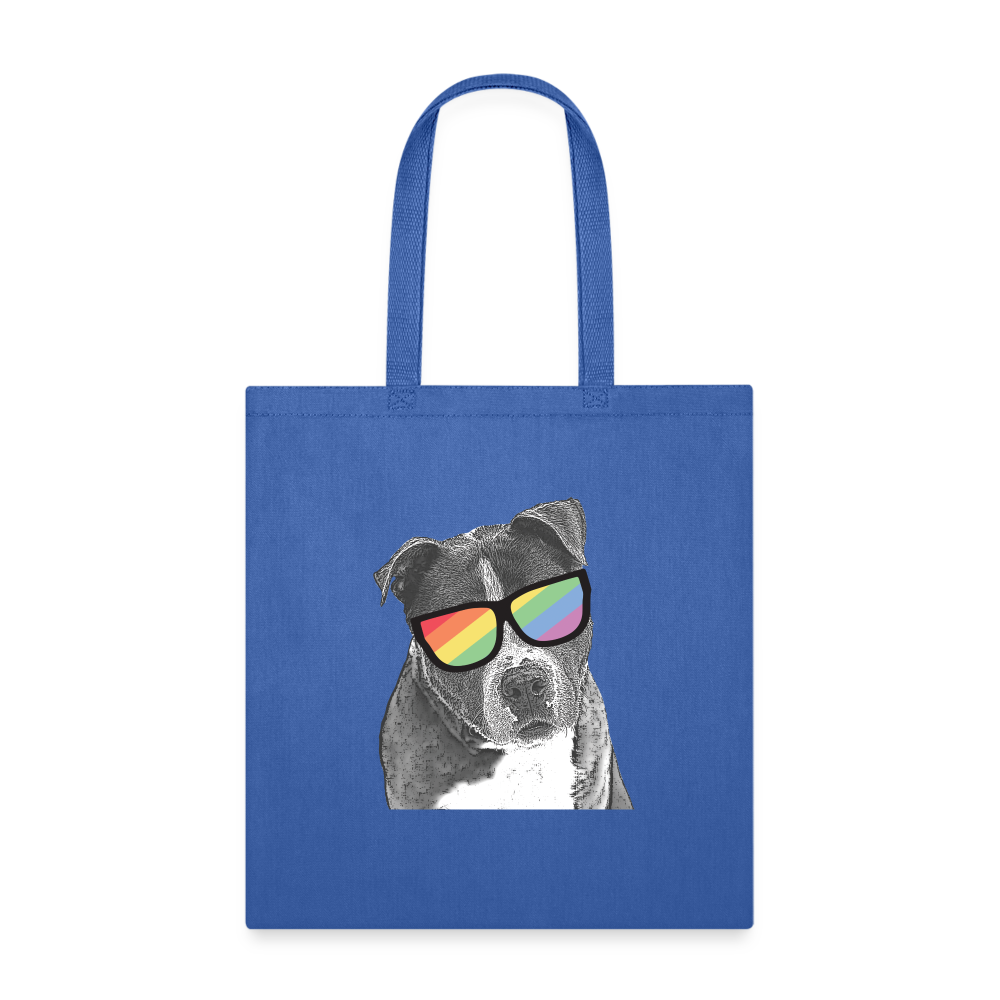 Pride Dog Tote Bag - royal blue