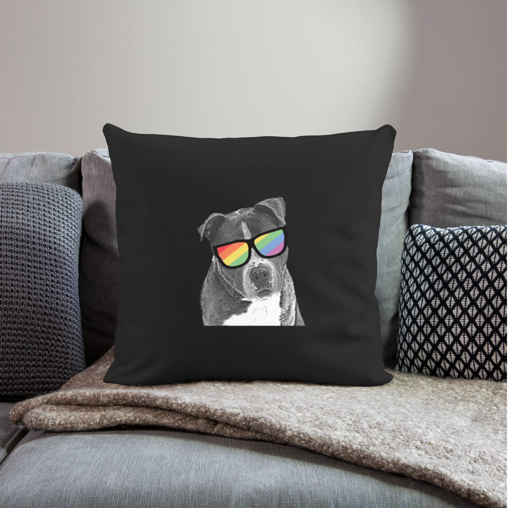 
                  
                    Pride Dog Throw Pillow Cover 18” x 18” - black
                  
                