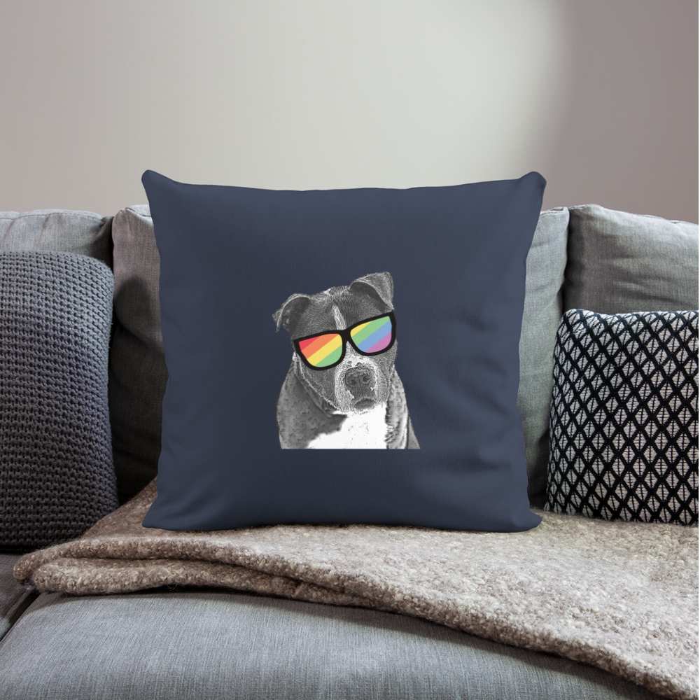 
                  
                    Pride Dog Throw Pillow Cover 18” x 18” - navy
                  
                