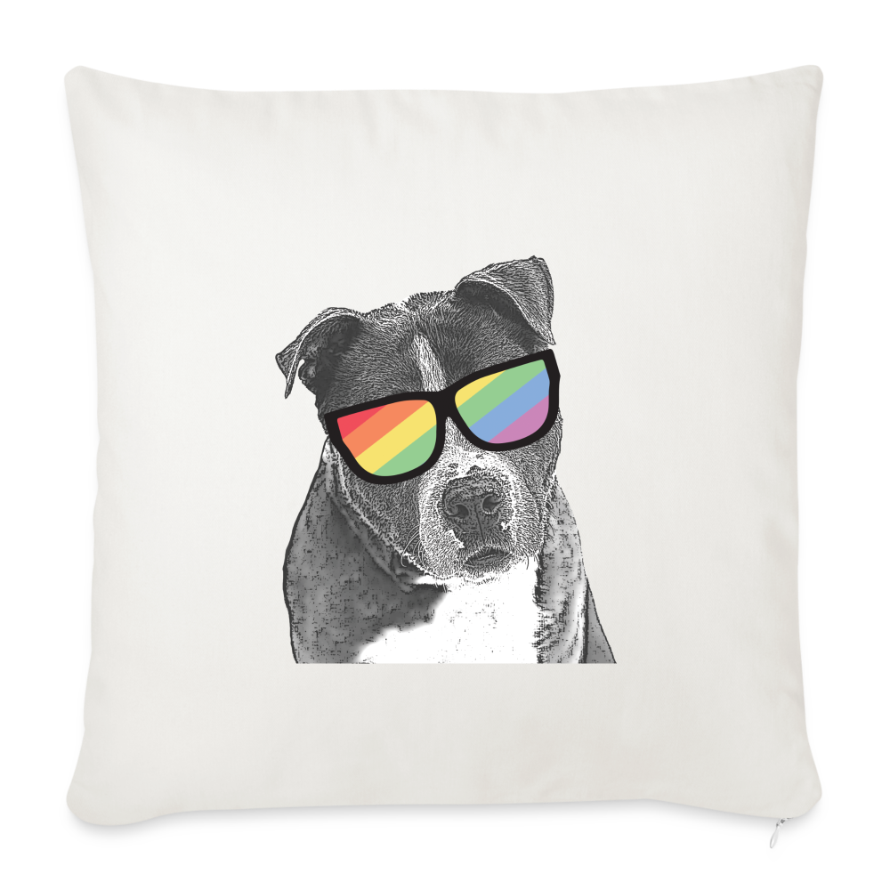 
                  
                    Pride Dog Throw Pillow Cover 18” x 18” - natural white
                  
                