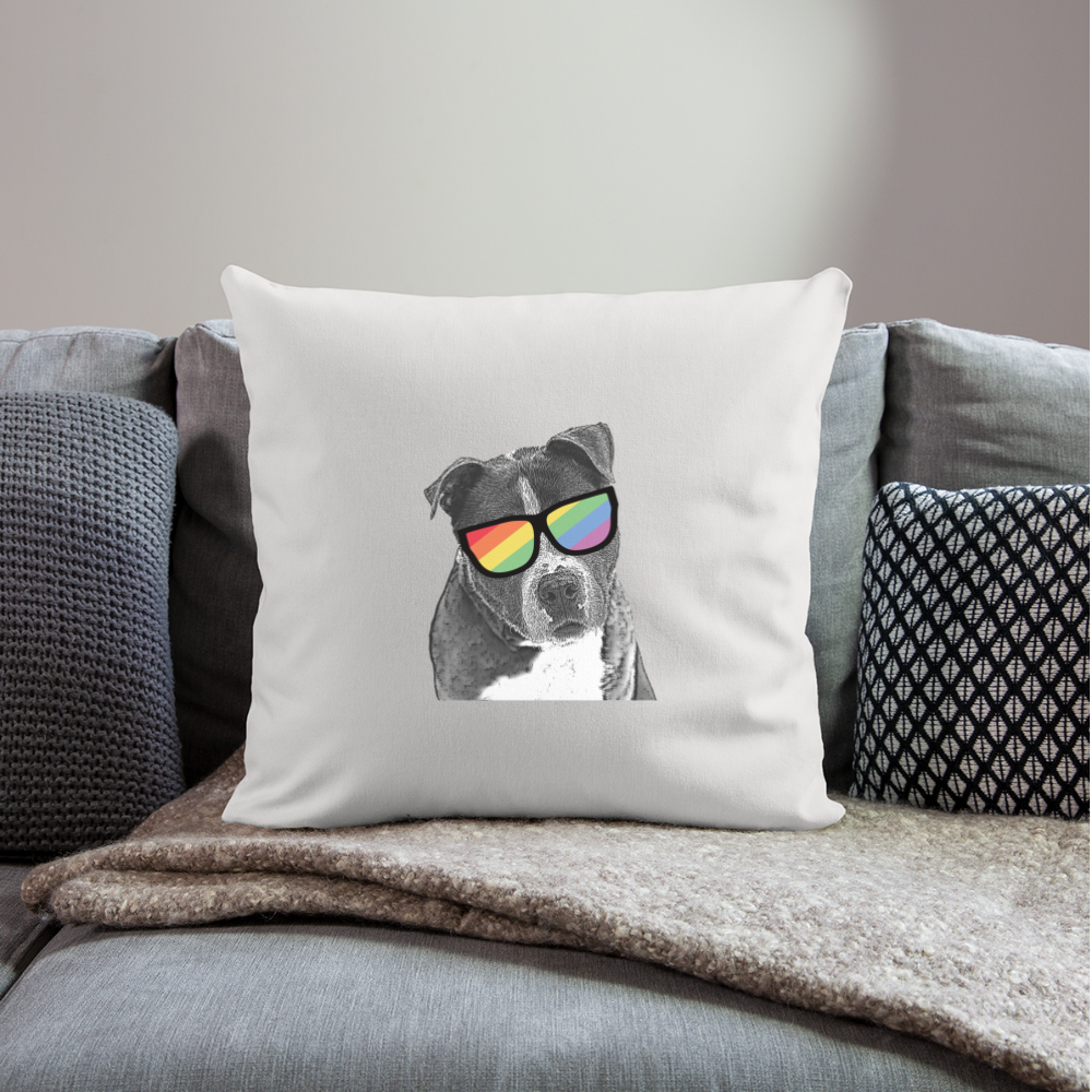 
                  
                    Pride Dog Throw Pillow Cover 18” x 18” - natural white
                  
                